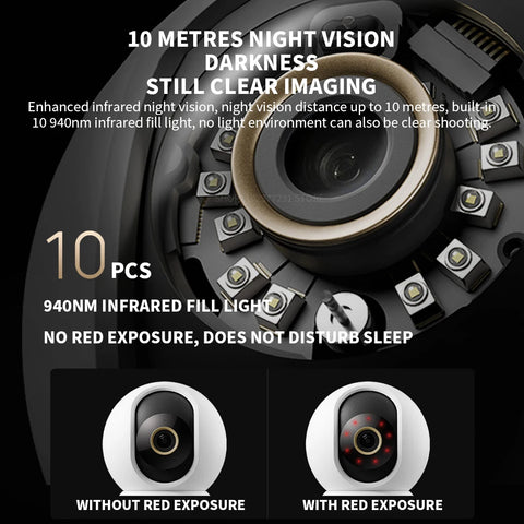 Xiaomi Mijia Smart Camera C700 Editie 4K Full Color Bidirectionele Spraak 8 Megapixels 360 ° View Werk Infrarood Nachtzich CN