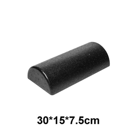 Half Round Yoga Column Roller Tool Muscle Relaxation Fitness Muscle Foam Roller Foam Massage Roller Stick for Home Gym Exercise
