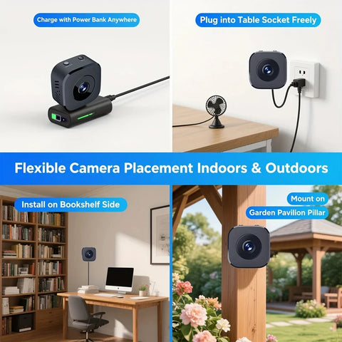 6K Mini Security Camera Wireless WiFi Monitoring Security Protection Remote Night Vision Surveillance Smart Home New
