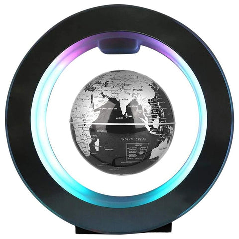 Levitating Lamp Magnetic Levitation Globe LED Rotating Globe Lights Bedside Lights Home Novelty Floating Lamp New Year Gifts