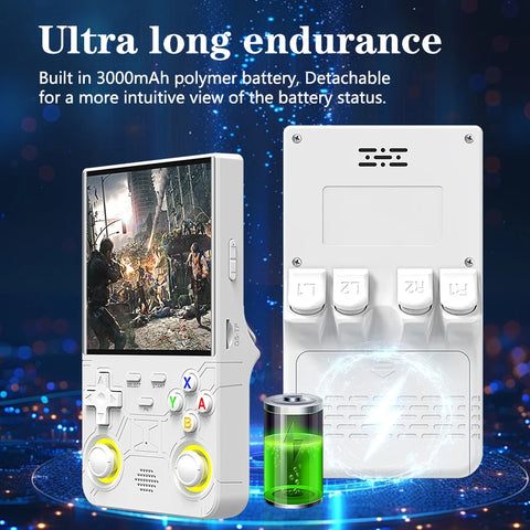 R36S R36 Ultra Handheld Retro Video Game Console IPS Screen 128GB Games Portable Pocket Player Linux System R36Ultra R36 PRO
