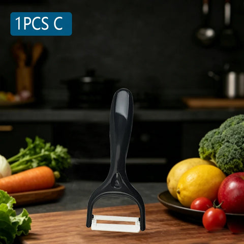 WXCOO MultiFunction Peeler Kitchen Stainless Steel Vegetable Peeler Fruit Knife 2-in-1 Bottle Opener Kitchen-Specific Peeler