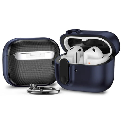 New for Samsung Galaxy Buds 3/3Pro Case with Secure Lock Shockproof for Samsung Galaxy Buds 3 Cute Protective Cover(Sand Stone)