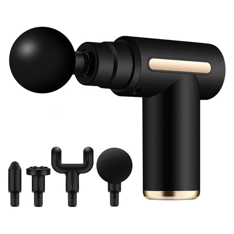 Mini Fascia Massage Gun Muscle Massage Gun with 4 Attachments for Muscle Recovery & Pain Relief