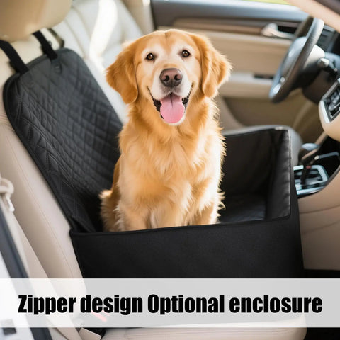 Car Seat for Dogs Large Waterproof Pet Seat Cover for Cars Booster Cushion Protector Carrier for Bed Barrier Backseat Truck Cat