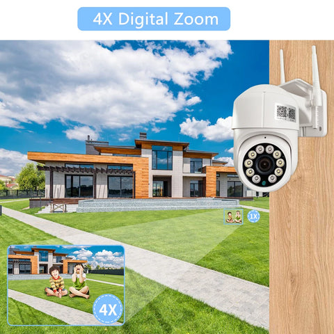 5MP PTZ Wireless WiFi Video Surveillance Camera 1080P 4G SIM Card Speed Dome Outdoor HD CCTV Camera IR Night Vision 20M Camhipro