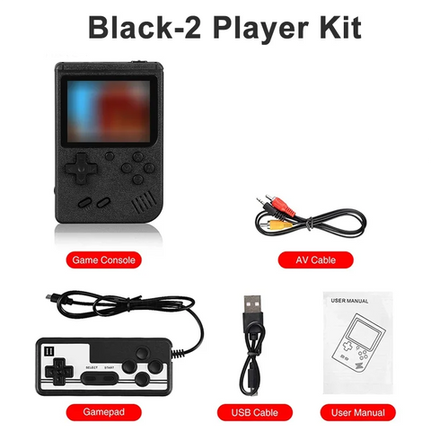 Built-in 400 FC Games with Portable Case Mini Retro Handheld Game Console 3.0 Inch LCD Screen Video Game Player Kids Boys Gift