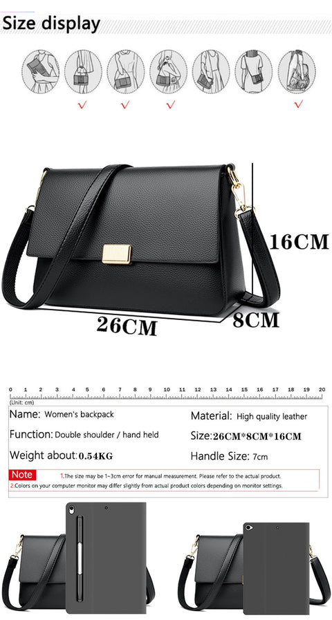 2024 Crossbody Bag For Women Fashion Small PU Leather Shoulder Bags Luxury Designer Quilted Female Zipper Purse And Handbags
