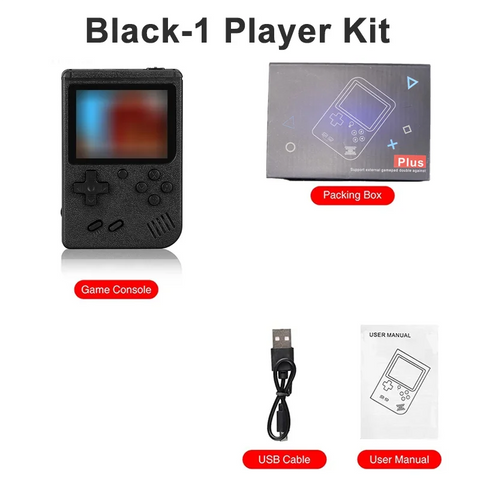 Built-in 400 FC Games with Portable Case Mini Retro Handheld Game Console 3.0 Inch LCD Screen Video Game Player Kids Boys Gift
