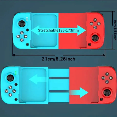 Wireless BT 5.0 Stretchable Game Controller For Mobile Phone Android IOS Gamepad Joystick Retractable Gamepad for PS4 Switch PC