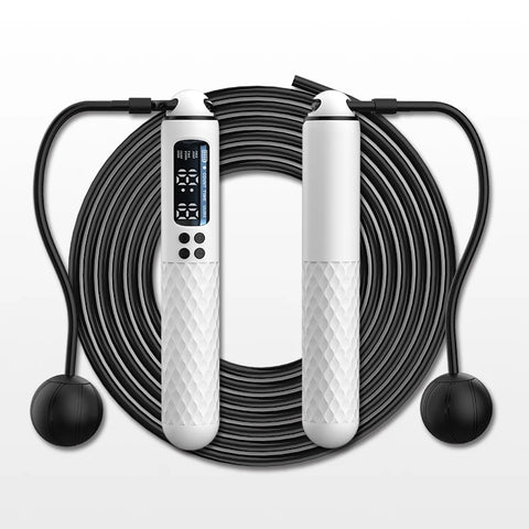 Jump Rope With Counter Adjustable Skipping Calorie Smart For Fitness Exercise And Weight Lose Counting Steel Traini Home Sport