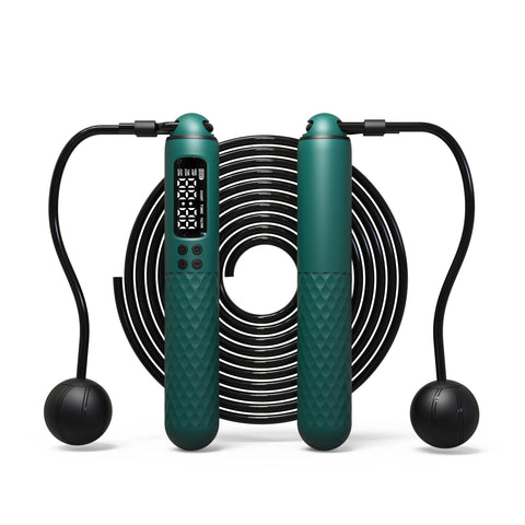Jump Rope With Counter Adjustable Skipping Calorie Smart For Fitness Exercise And Weight Lose Counting Steel Traini Home Sport