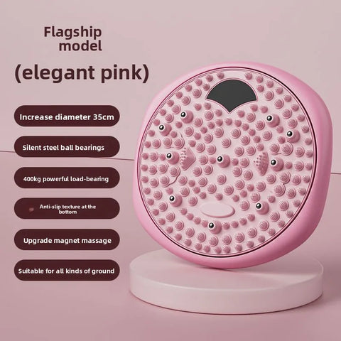 Upgraded Waist Twist Turntable Weight Loss Home Exercise Intelligent Counting Plantar Acupressure Board Massage Waist Artifact