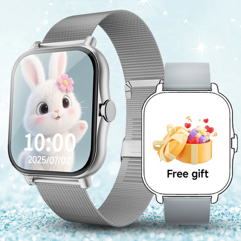 2025 New Smartwatch 1.83‘‘HD Screen with Wireless Call Sport Fitness Tracker Music Control Sedentary Reminder for Men Women Gift