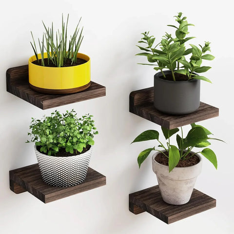 Floating Shelves for Wall, Wood Shelf 5 Inch Display Ledges Room Decor,