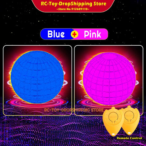 Flying Ball Spinner Toy Hand Control Drone Helicopter 360° Rotating Mini UFO with Light Coy Kids Gifts Game Children Sports Ball