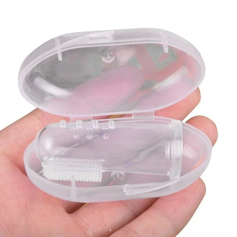 10pcs Super Soft Pet Finger Toothbrush Teddy Dog Brush Bad Breath Tartar Teeth Care Tool Dog Cat Cleaning Silicagel Pet Supplies