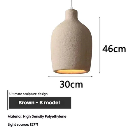 Designer Restaurant Ceiling Chandelier Japanese Wabi Sabi Dining Living Room Pendant Lights Home Decor Bar Table Hanghing Lamps