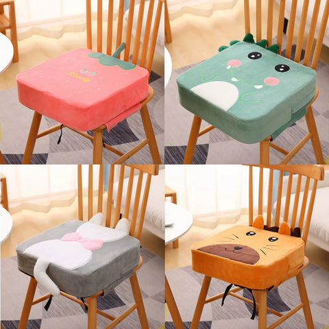 10cm High Baby Chair Cushion Adjustable Children Seating Baby Dining Heightening Removable Seats Mat