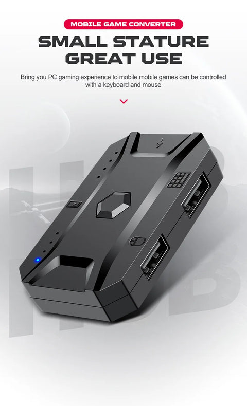Mechanical Gaming Keyboard Kit 5 In 1 Set One Hand Keyboard 5D Mechanical Gamer Mouse Converter Mobile Game Pro Converter