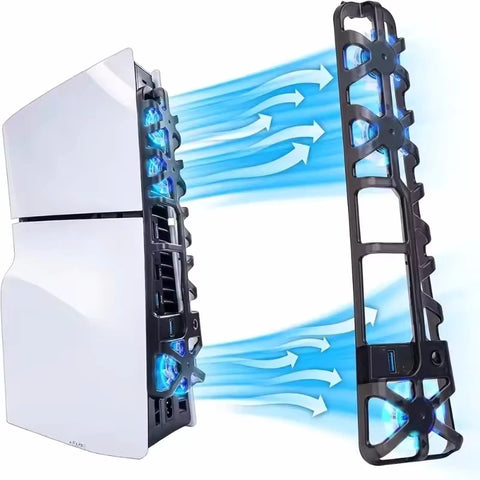 Cooling Fan For Play Station Playstation PS 5 PS5 Slim Game Console Cooler Ventilator Refrigerator USB Table Exhaust Ventilation