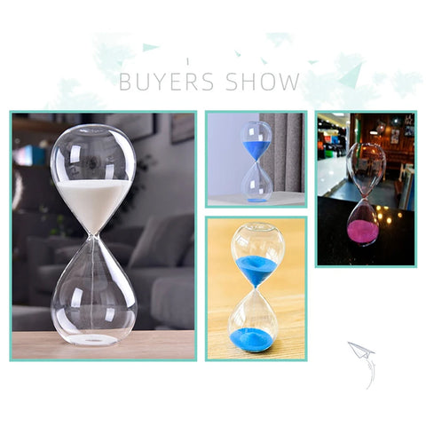 5/30/60 Minutes Sand Watch Hourglass Sandglass Sand Cook Clock Children Gift Sand Timer Creative Crafts Home Decoration