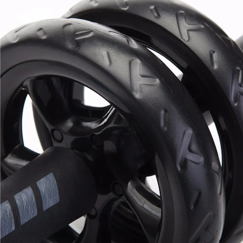 Great-Quality Abs Roller Fitness Equipment Mute Non-slip Double-Wheel Abdominal Wheel Exercise Ab Work Out Gym Muscle