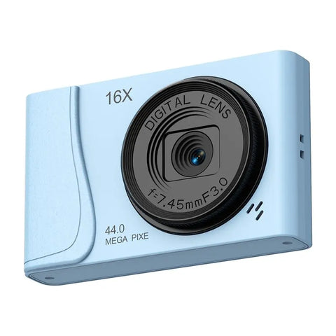 4K Digital Camera Retro CCD 24 Million Pixels Camcorder 16x Zoom Compact Cameras Auto Focus for Kids Adult Beginners Photograph