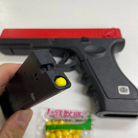 High Quality Soft Bullet Air Gun Manual G17 Geock Toy Gun Lower Magazine Laser Outdoor Sports CS Game Weapons Children Gift