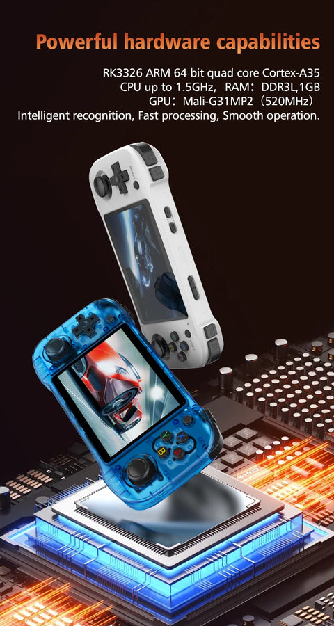 R46H Retro Handheld Game Console Linux System 4.2Inch IPS Portable Pocket Player 128G 29K Games Video Gaming Kids Gifts R36S pro