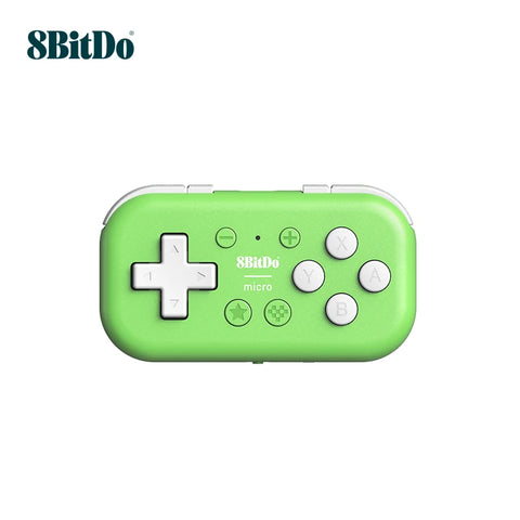 8Bitdo Micro Bluetooth Gamepad Pocket-sized Mini Controller for Switch1/2, Android,iOS,and Raspberry Pi, Supports Keyboard Mode