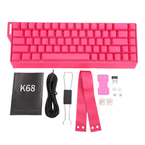 4000mA Mechanical Gaming Keyboard Wired Wireless 60% Rapid Trigger Gaming Keyboard w/RGB Backlit 3 Mode Hall Effect Side Printed
