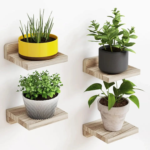 Floating Shelves for Wall, Wood Shelf 5 Inch Display Ledges Room Decor,
