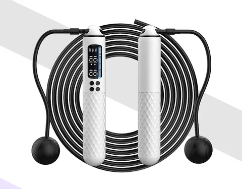 Jump Rope With Counter Adjustable Skipping Calorie Smart For Fitness Exercise And Weight Lose Counting Steel Traini Home Sport