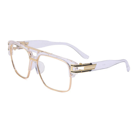 Luxury Stylish Brand Men Sunglasses Hot Designer Square Metal Sun Glasses Classic Fashion Driving Alpha Shades UV400