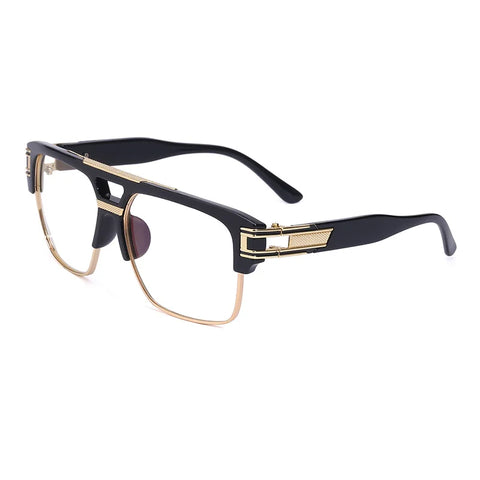 Luxury Stylish Brand Men Sunglasses Hot Designer Square Metal Sun Glasses Classic Fashion Driving Alpha Shades UV400