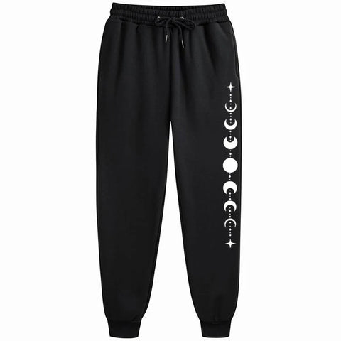 Women Casual Letter Printing Joggers Autumn Winter Drawstring Casual Pants Fleece Sweatpants Workout Running Gym Fitness Trouser