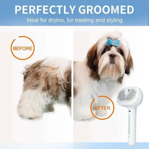 Sale Cat Brush with Steam Dog Spray Pet Steam Massage Brush Spray Hair Removal Comb Massage Steamer Comb for Long Hair Dogs Cats