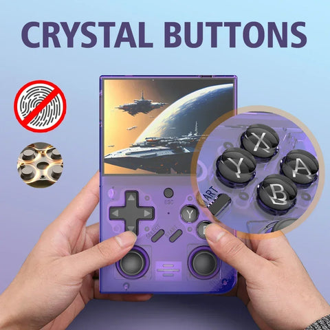 2026 New R35 Plus Retro Handheld Video Game Console Linux System 3.5 Inch IPS Screen Portable Pocket Video Player R36S 64G Games