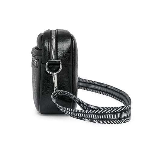 Trendy And Fashionable Women's Crossbody Bag, Single-Shoulder Bag, Simple Solid-Color Commuting Small Square Bag