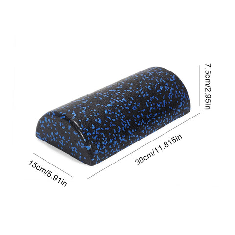 Half Round Yoga Column Roller Tool Muscle Relaxation Fitness Muscle Foam Roller Foam Massage Roller Stick for Home Gym Exercise