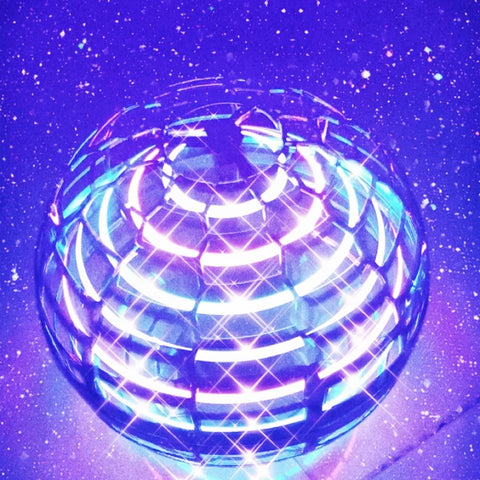 Flying Ball Boomerang Spinner Toys Hand Control Drone 360° Rotating Mini UFO With LED Lights for Children Funny Birthday Gifts