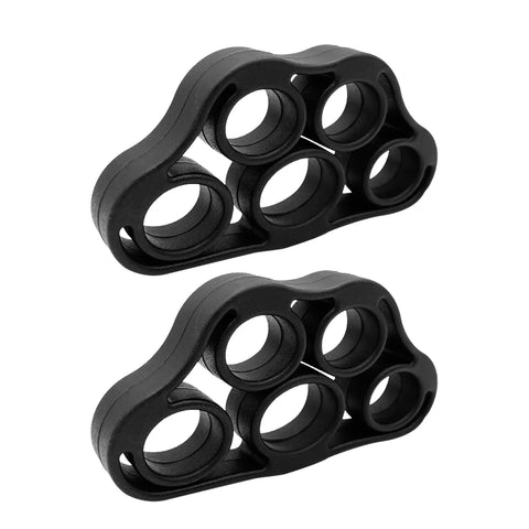 5-1PCS Silicone Finger Gripper Strengthener Trainer 6-80LB Elastic Hand Grip Finger Exerciser For Guitar/Patient Hand Trainer