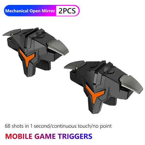A1 Mobile Game Trigger for PUBG Phone Gaming Controller Gamepad Joystick Aim Shooting Triggers 4 Finger for PUBG Mobile Phone