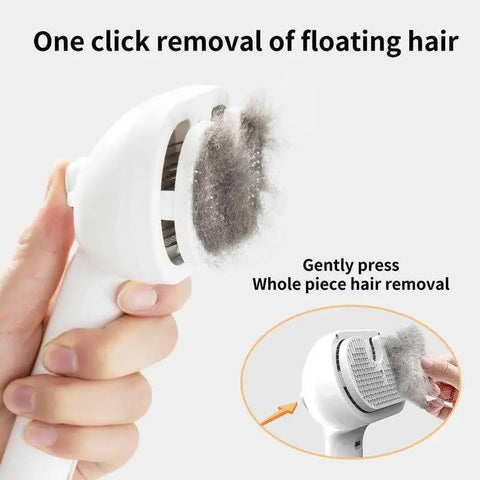Sale Cat Brush with Steam Dog Spray Pet Steam Massage Brush Spray Hair Removal Comb Massage Steamer Comb for Long Hair Dogs Cats
