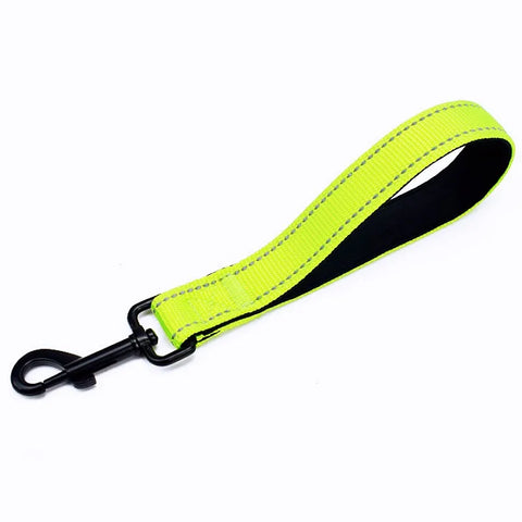 Dog Leash Short Dogs Leash 25cm Nylon Reflective Leashes for Dog Walking Comfortable Handle Short Dogs Leashes Nylon Pet Chain