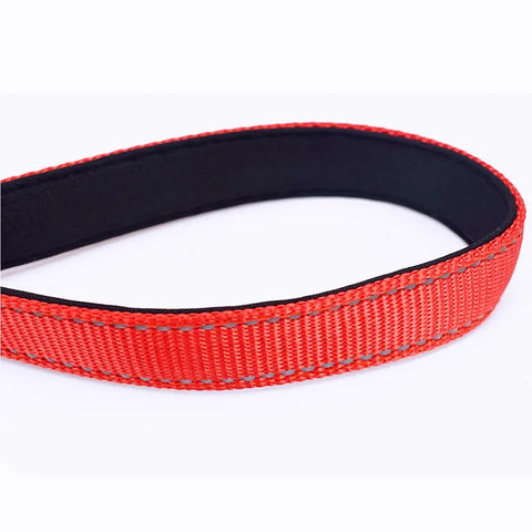 Dog Leash Short Dogs Leash 25cm Nylon Reflective Leashes for Dog Walking Comfortable Handle Short Dogs Leashes Nylon Pet Chain