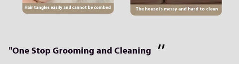 Cat Grooming Vacuum 5Brushes Pet Grooming Kit with 0.3L Hair Dust Cup Dog Vacuum Cleaner for Pets Cats Dogs Hair Vacuum Cleaner