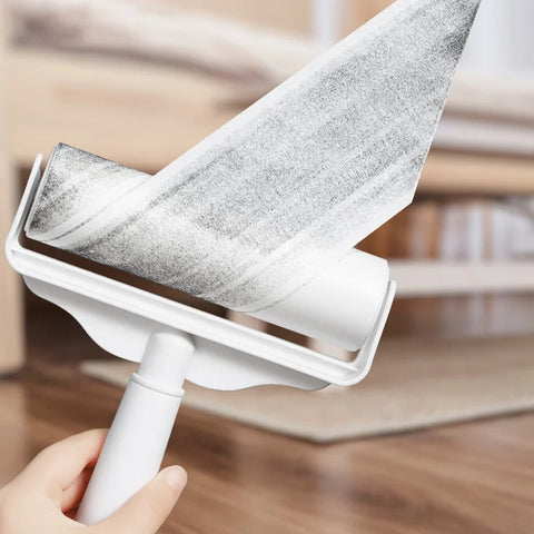Pet Hair Removal Roller with 49" Adjustable Long Handle – Efficient Lint and Dust Cleaning Tool for Home, Sofa, and Pet Surfaces
