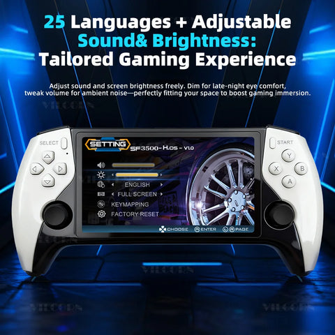 Portable Handheld Game Console 5inch Large Screen Game Player For PS1 GBA MAME Support FHD to TV Retro Game Machine Gift